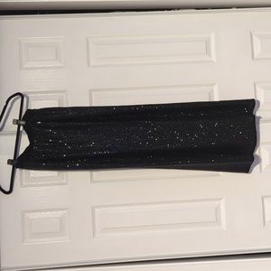 Oleg Cassini Black sequin maxi skirt